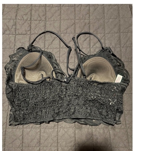 PINK Victoria's Secret Lace Bralette Black - Picture 2 of 3